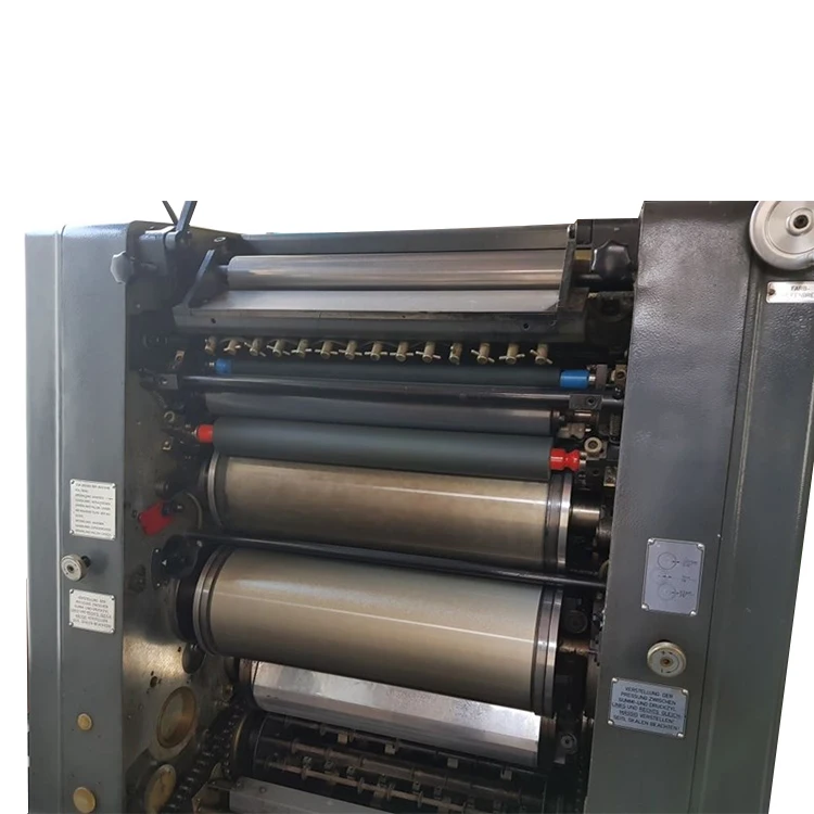 HEIDELBERG GTO 46 PLUS 1978, бывшая в употреблении печатная машина, распылитель порошка, офсетный пресс