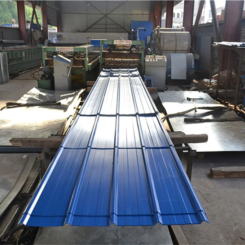 22 gauge 28 gauge galvanized steel sheet metal color coated corrugated roofing sheet price