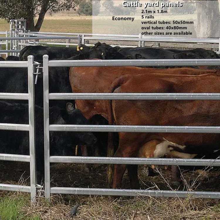 wholesale galvanized farm round pen cattle yard 16 foot cattle fence panel