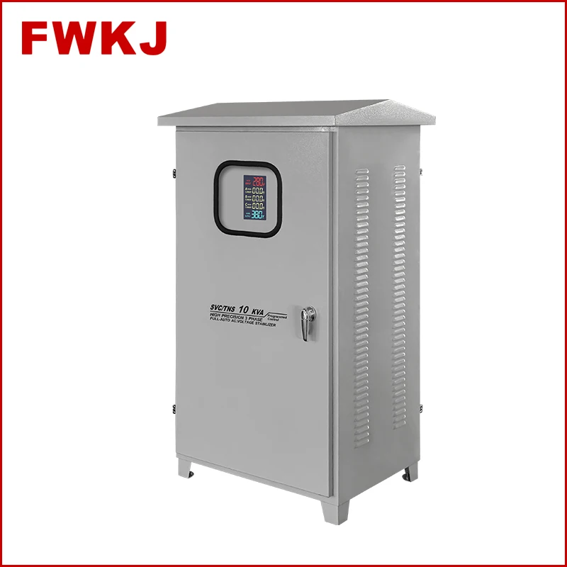 3 Phase 220v 380v 440v  300kva 200kva 120kva 100kva Automatic Voltage Regulator  Industrial Stabilizer