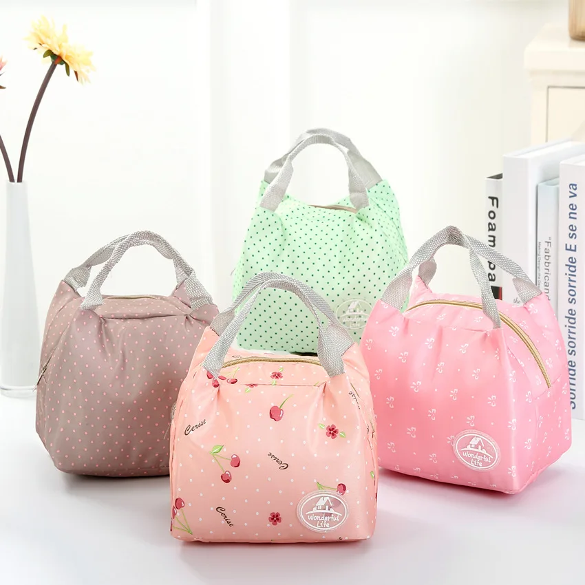 
Cute Thermal Insulated Lunch Bag Portable Food Container Storage Cooler Bags 