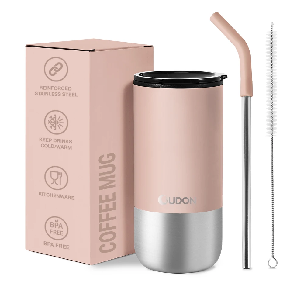 BPA Free Double Wall PP Inner and 201Stainless Steel Coffee Mug