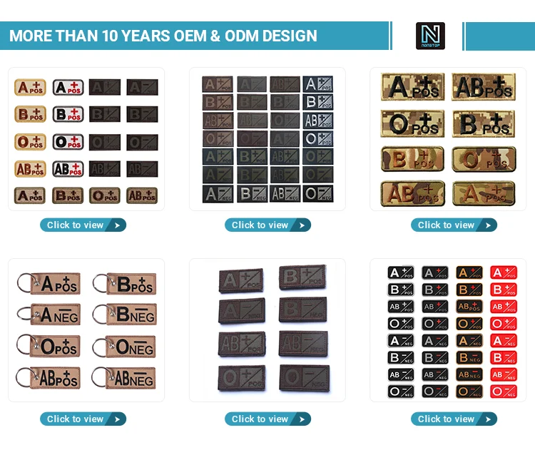 Custom Red color Rubber Badge AB- Tactical Patches Rubber Badges 3D Effect Silica Gel Pvc Patches Boold Type