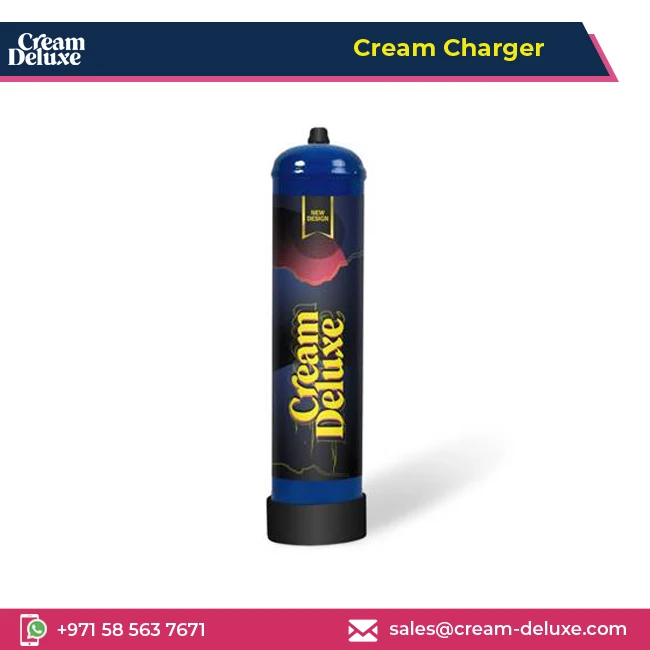 Optimum Quality Cream Deluxe 615g Midnight Edition Whipped Cream Chargers at Reasonable Price from UAE Supplier