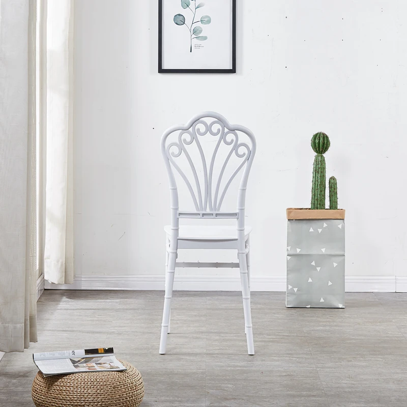 Cheap Outdoor and Indoor Wedding Event Dining Chair Stacking Plastic Resturant Wedding Chairs