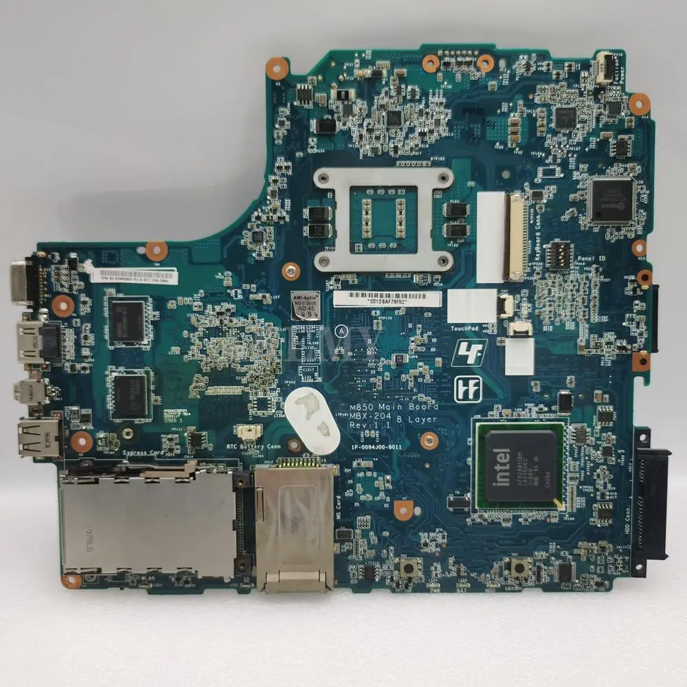 Основная плата VGN-NW11Z PCG-7171M MBX-204 mbx-217 материнская A1730139A для ноутбука Sony