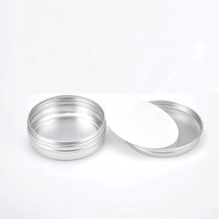 50g Small aluminum tin jar Aluminum lid Container cosmetic Aluminium Jar