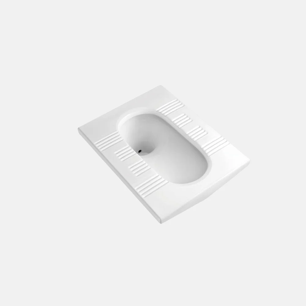 Porcelain Multiple Size Squatting Wc Pan Luxury Ceramic Public Squat PanToilet Squat Wc Pan Easy To clean