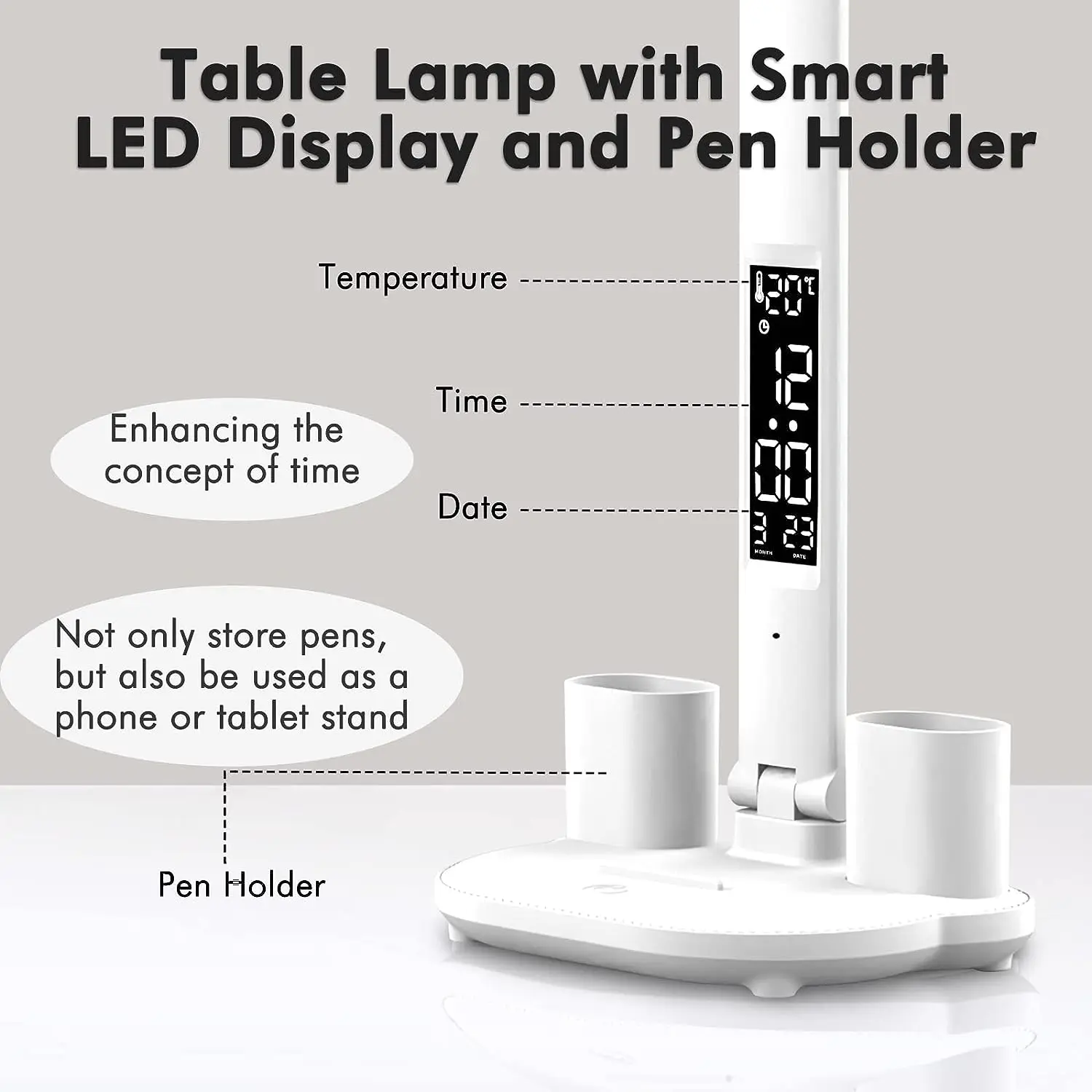 Gooseneck Hose Learning Lamp Of Factory Reading Light Study Desk Table Lamp Led With Night Light Lampe De Lecture Flexible null