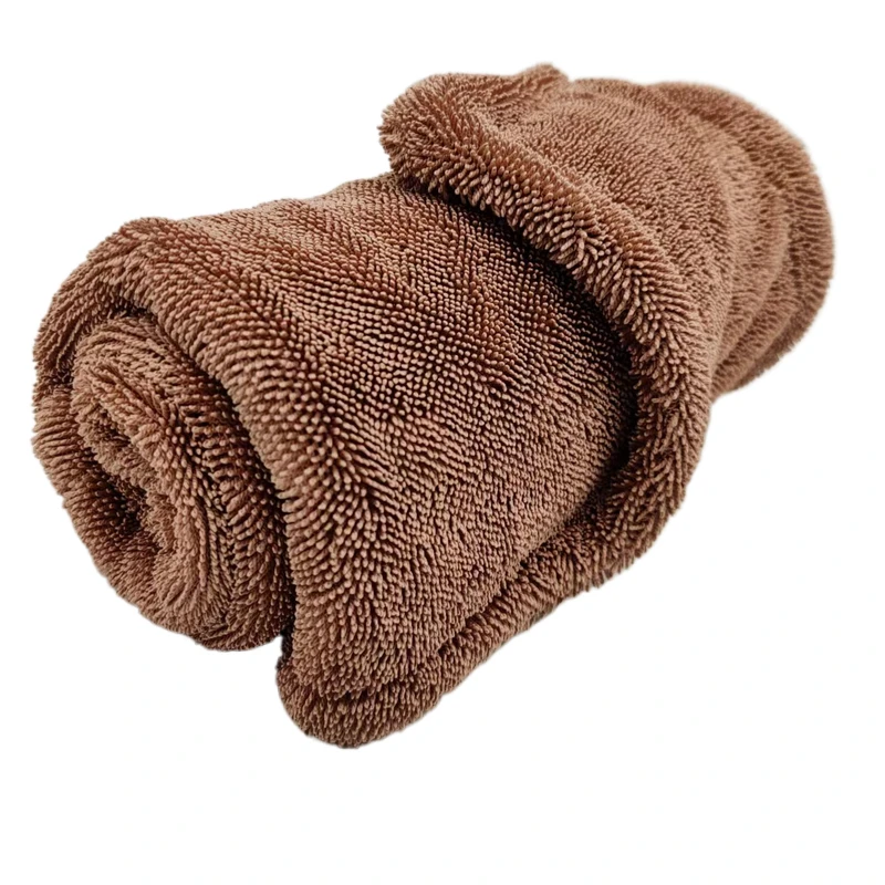 Large Microfiber Towels Car Wash Cleaning Absorbent 1200GSM 90x60 Turkey Twist Loop Drying Clean Used Clothes Towel for Auto