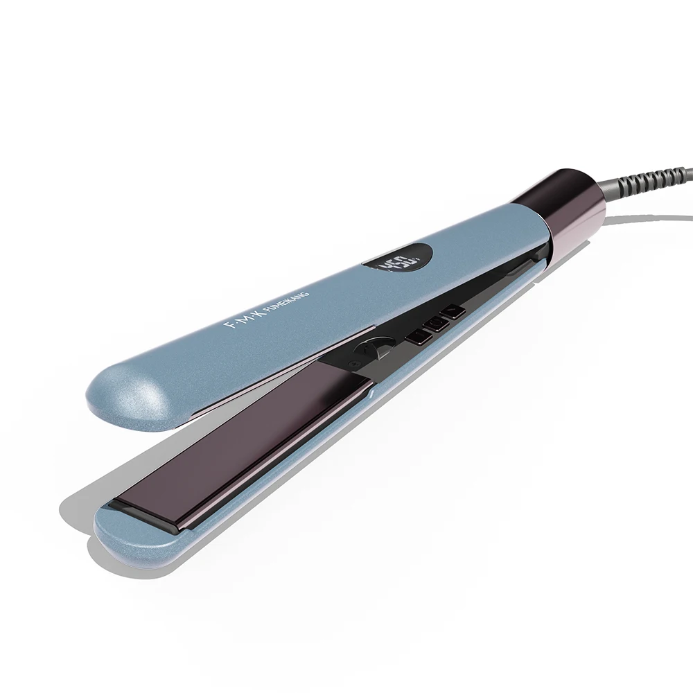 Professional 1 inch multi function Hair straightener and curler 2 in 1 hair styling tools PTC heater ionic style