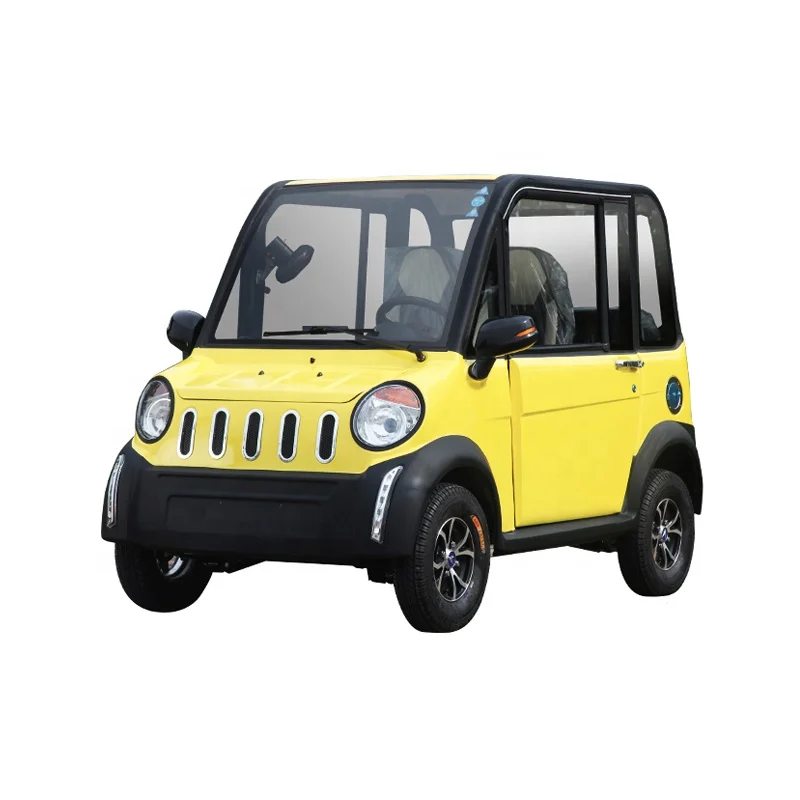 2021 hot sale fully enclosed 4 wheel 4 seats electric mini car electric vehicle for adult made in China