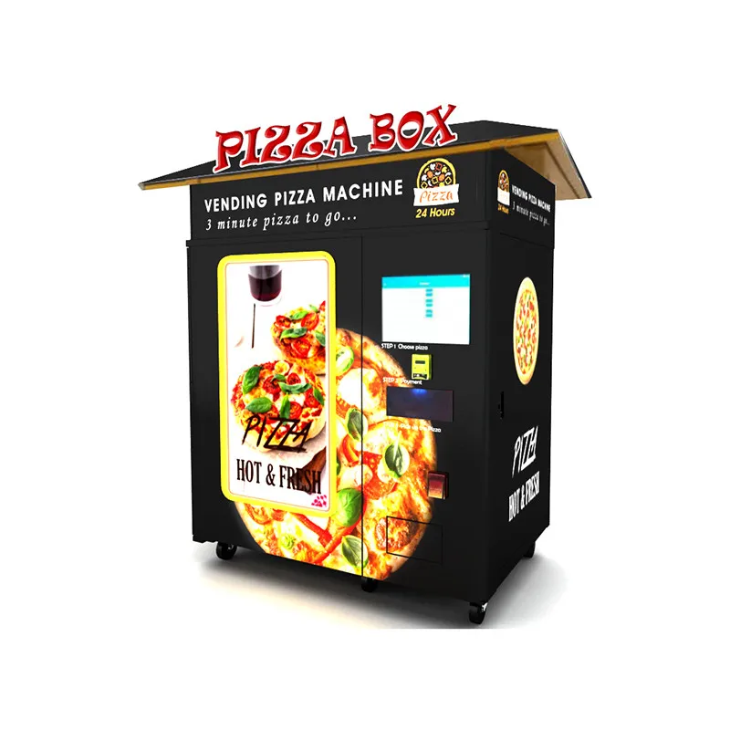 69pcs 12 inches big CE certified  pizza vending machine box pizza making machine automatic pizza-vending-machine