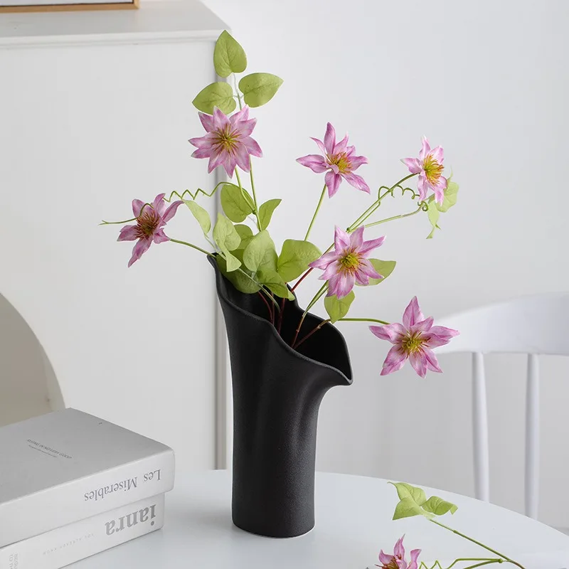 MSH Wedding Decor Tabletop Ceramic Modern Fashionable Hydroponic Flower Vase