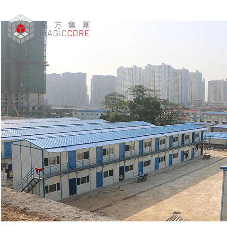 Well-designed sandwich panel prefab house K house fireproof prefab house for worker accommodation
