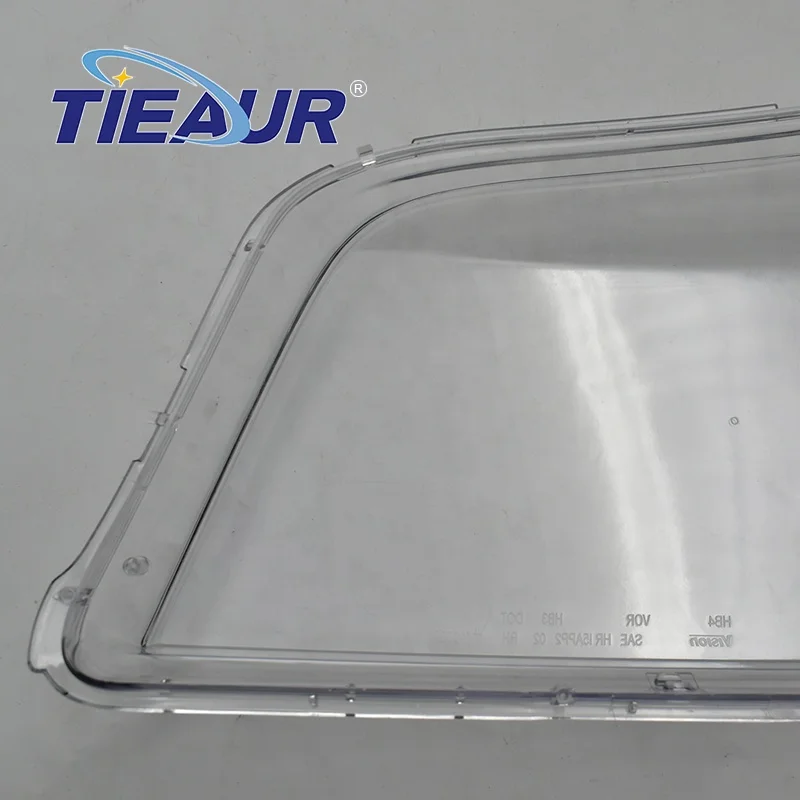 Auto Parts black border transparent headlight lens cover for HighlandERr 2004-2006 Year