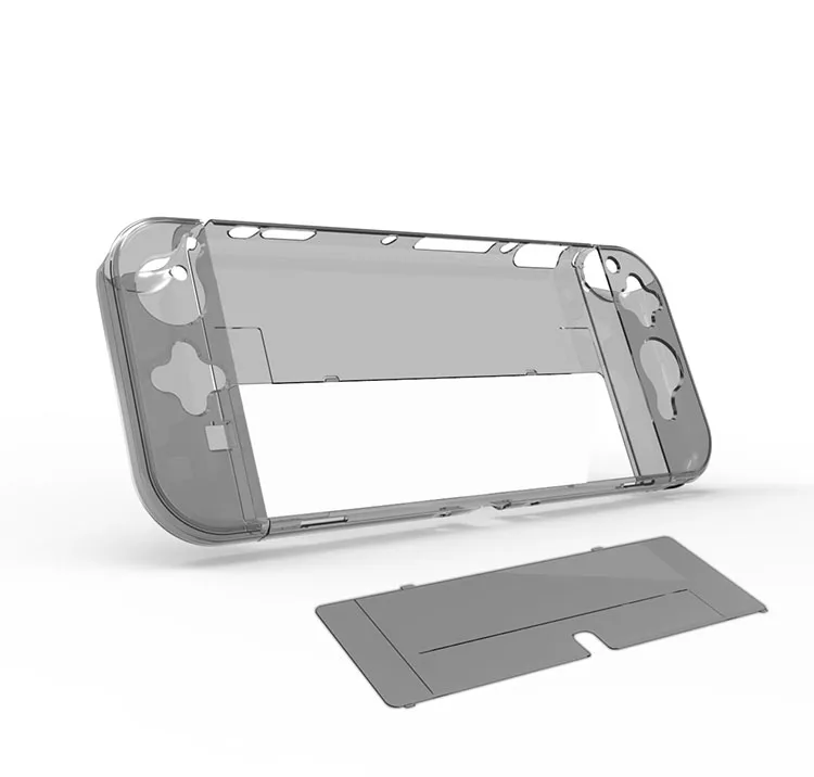 Protective Flip Cover Hard Shell Crystal Clear TPU Case For Nintendo Switch Oled Console Joy-con