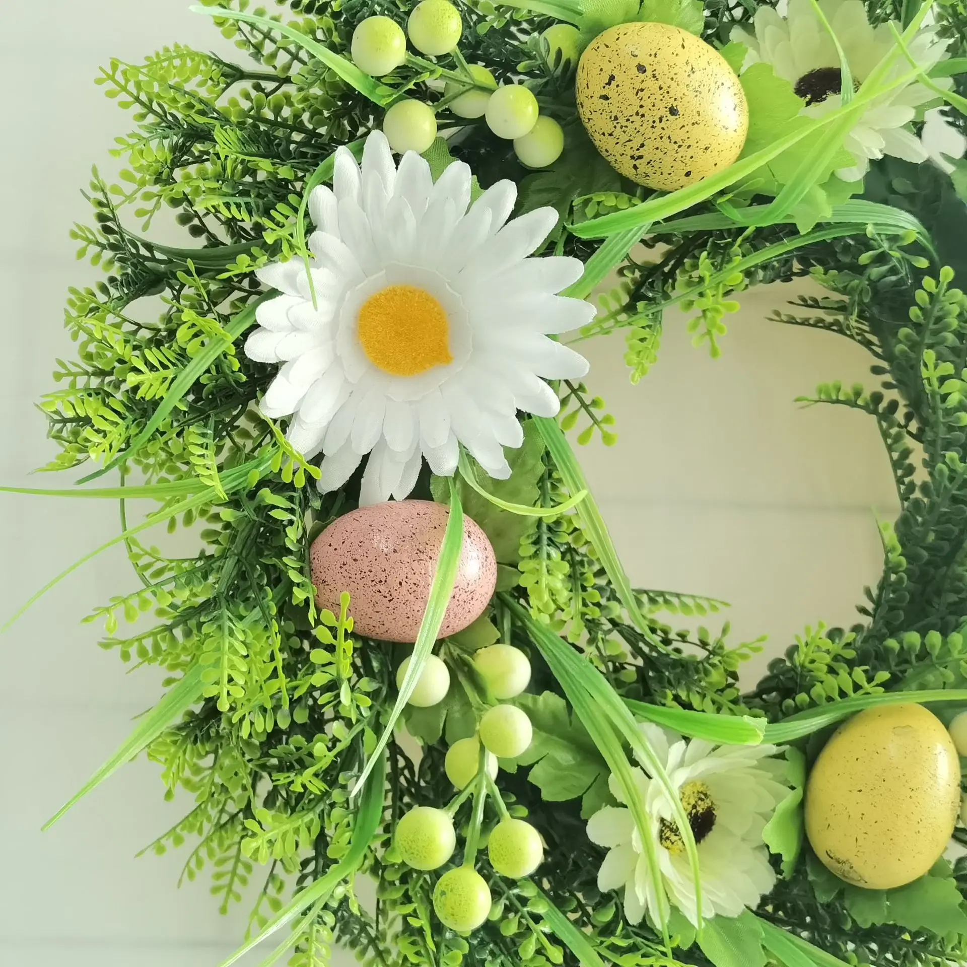 Spring Boxwood Magnolia Bulk Front Door Wreath decorative flower Autumn Fall Wreath Easter Garland Wreath For Front Door