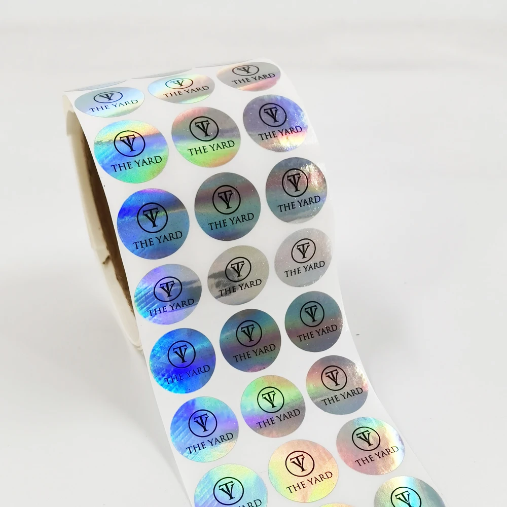 Professional Factory Custom Laser Black Silver Color Warranty Sticker VOID If Tampered Seal Broken Stickers Label Roll Printing