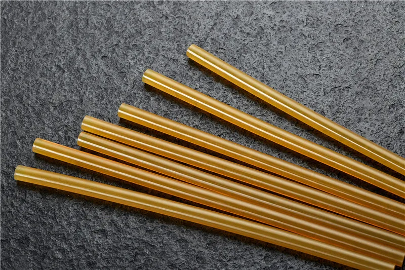 
Wholesale 7mm 11mm Dark yellow Transparent Hot Melt Gun Glue Sticks 