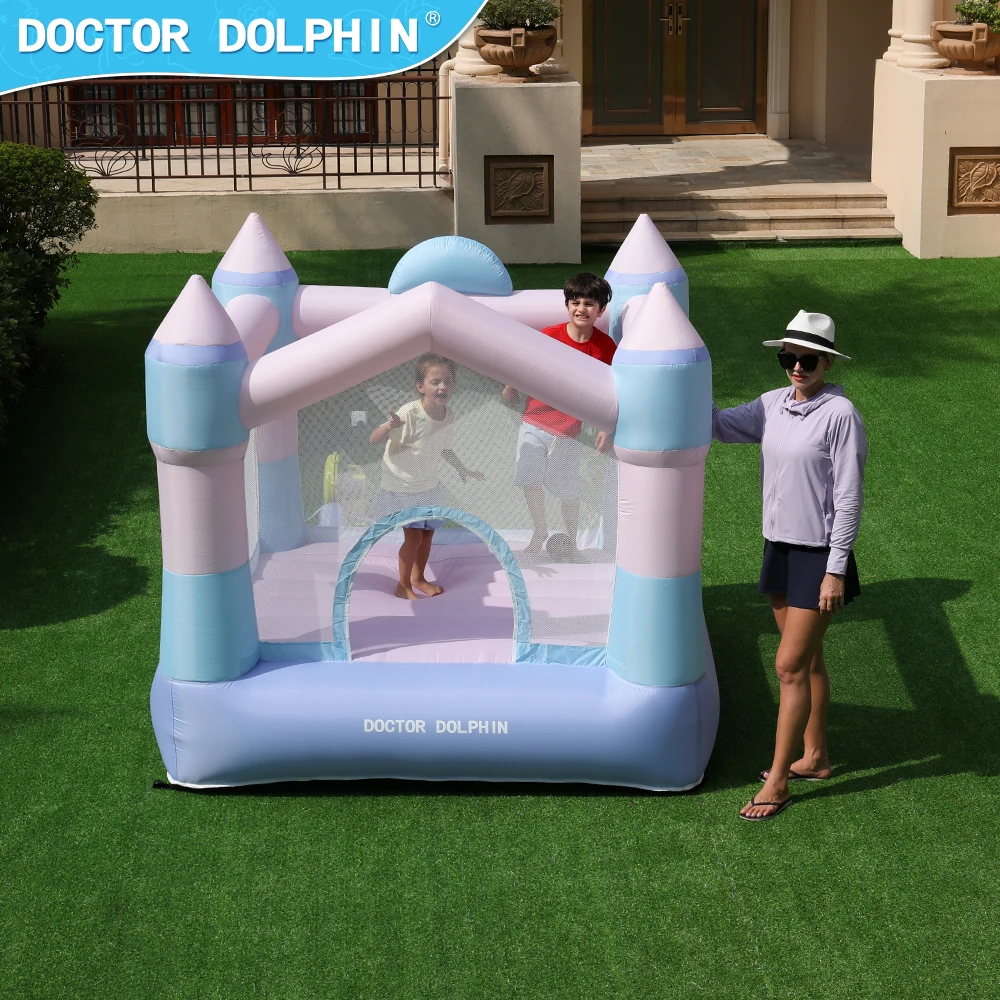 Doctor dolphin New Design Outdoor High Quality Pastell Inflatable Bounce House Jumping Castle Bouncy House For Sale