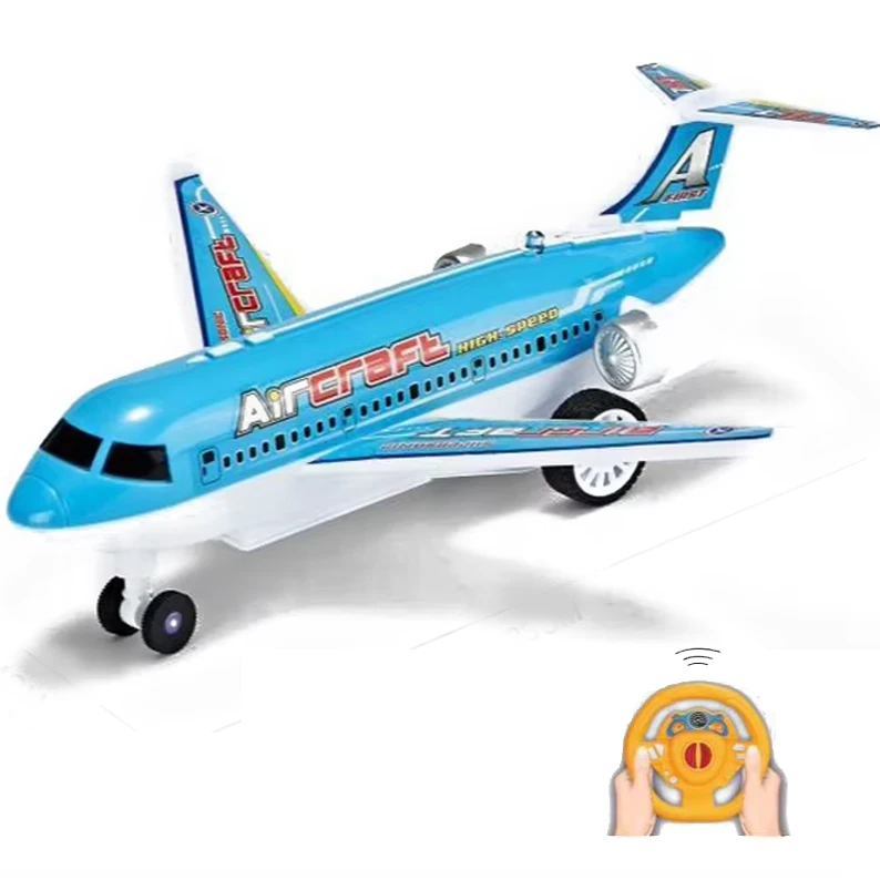 EPT 2 Function Airbus 380 Aircraft Rc Remote Control Lighting Passenger Plane Toy With Light