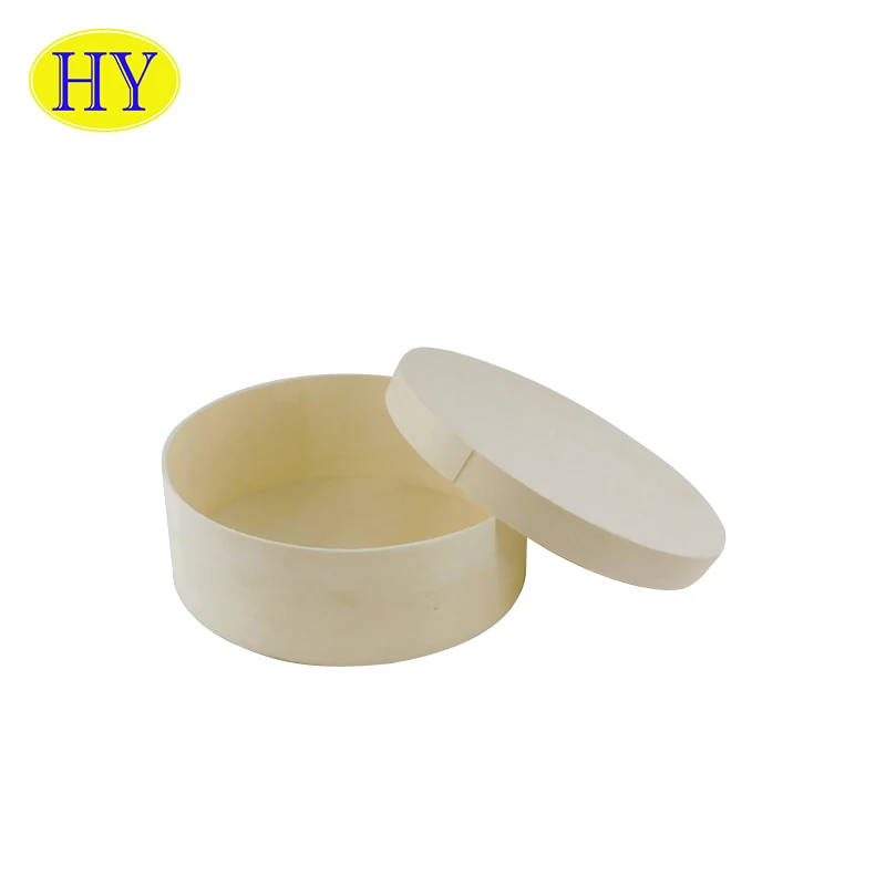 Недорогая круглая деревянная Подарочная коробка для сыра, конфет, фруктов, обедов, бэнто-коробка, деревянная упаковочная коробка