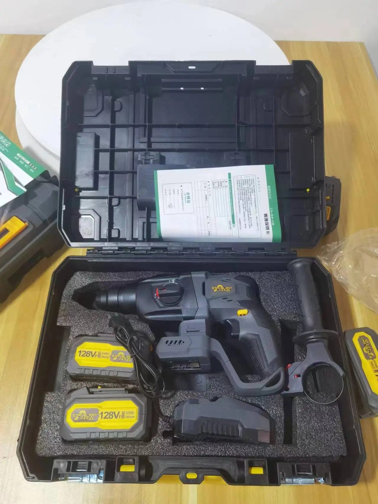 DIY Electric Hammer with 18V Battery Power Source 220V Rated Voltage