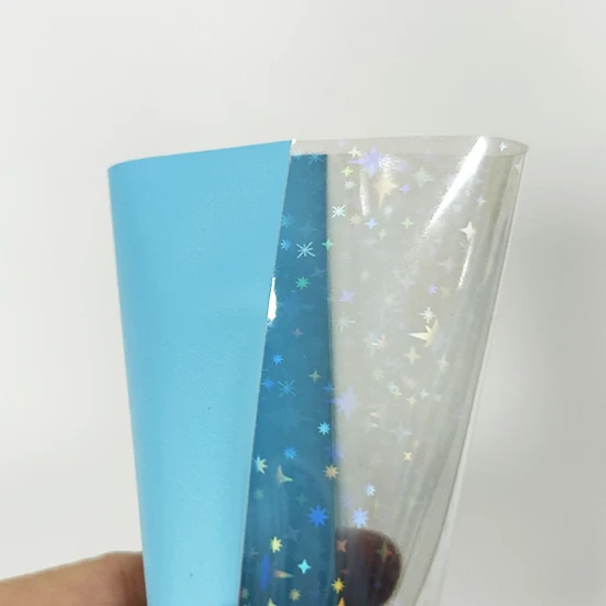 Manufacture Custom Trading Card Game Sleeves Kpop Clear Holographic Card Protector PVC Free Hologram Photocard Card Sleeves