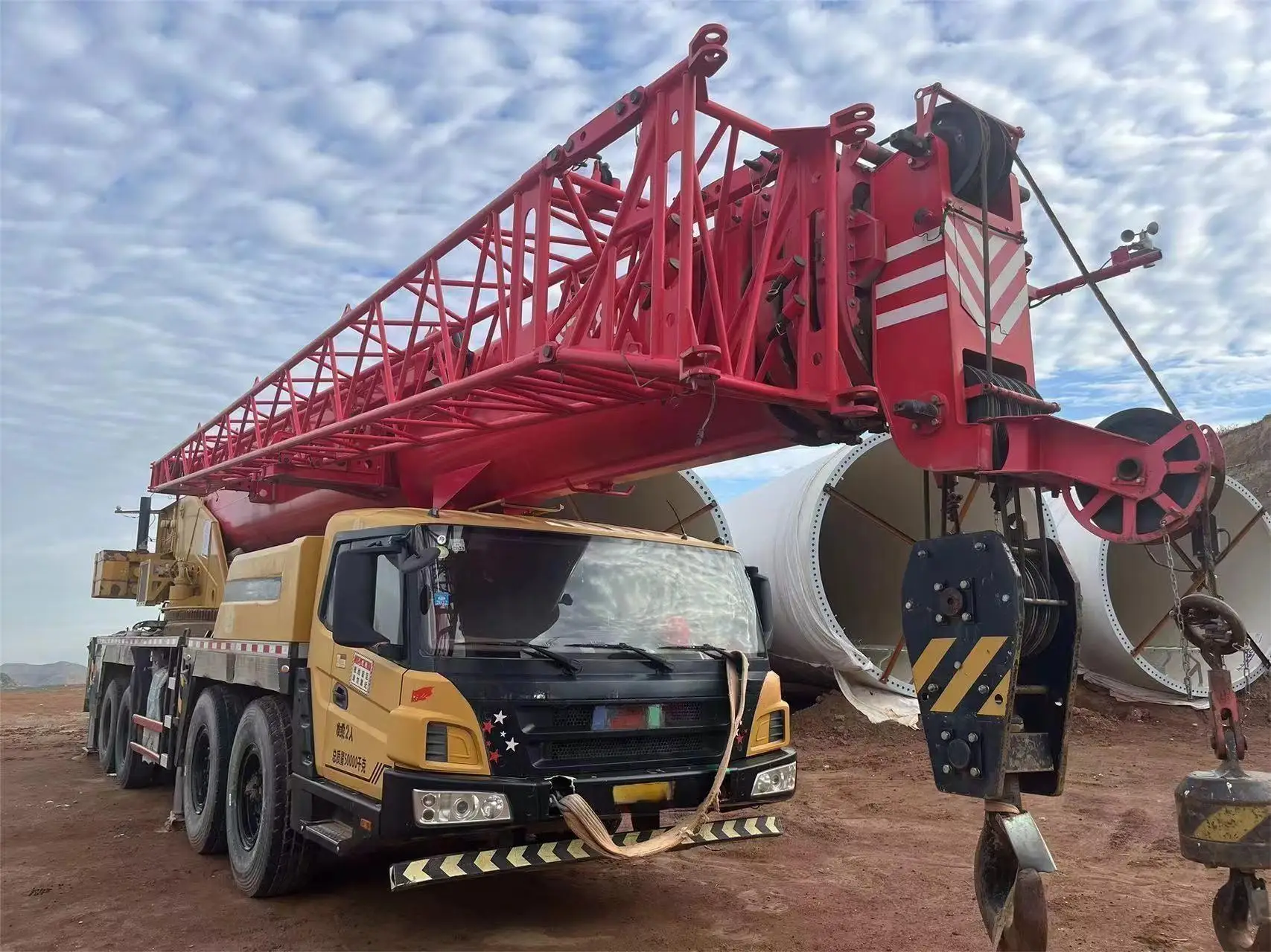 Used S STC800T 80t crane year 2018-2019 STC500  STC800 used heavy mobile crane