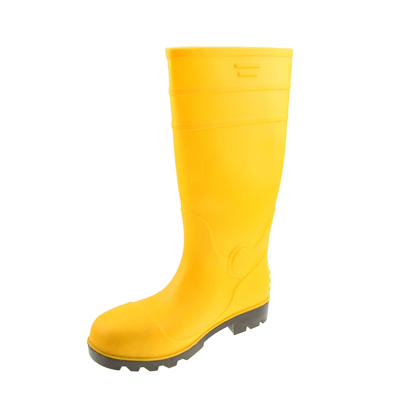 Outdoor rain boots factory direct sales can accept custom work anti-puncture material steel toe safety rain boots