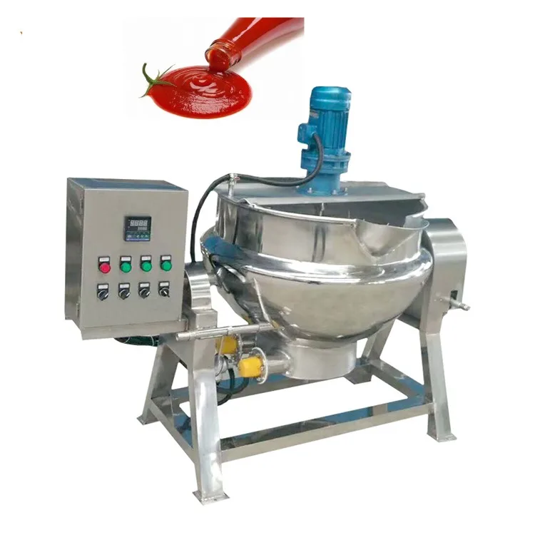 Industrial steam cooker Electric/steam/gas Heating Boiling Cooking mixing Pot jacket kettle with agitator