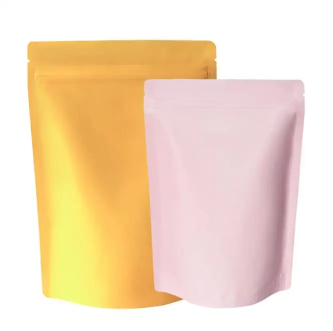 Custom Logo Biodegradable Eco Friendly Mylar Plastic Stand Up Zipper Pouch Bags Stand-up pouch For Food Packaging