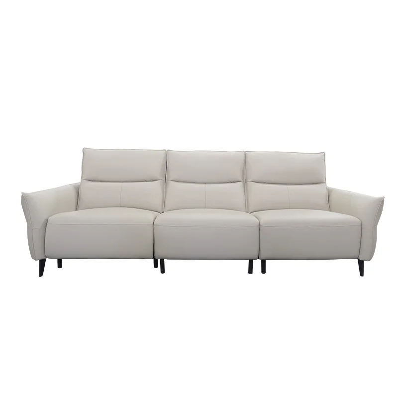 Manual Pull Tab Recliner Sofa for Home Theater & RV Fabric Living Room Sofas with Reclining Feature