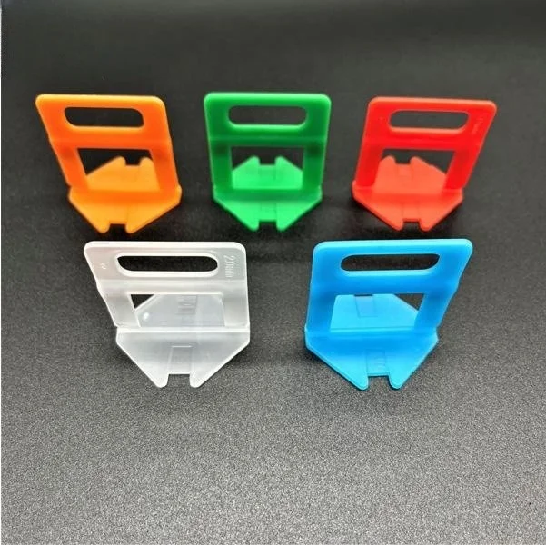 Fast Arrival 1mm 1.5mm 2mm 2.5mm 3mm Ceramic Tile Leveling Install Tools Plastic Tile Leveling System Clips