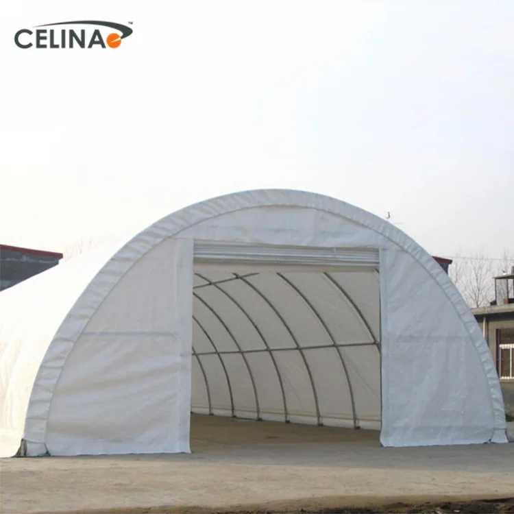 Celina factory sale waterproof PVC fabric industrial warehouse tent storage container shelter
