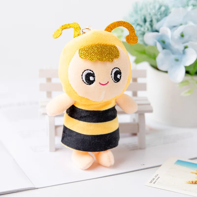 Amazon Hot Sale Small Bee Stuffed & Plush Toys Bees Animal Pendant For Home Decoration