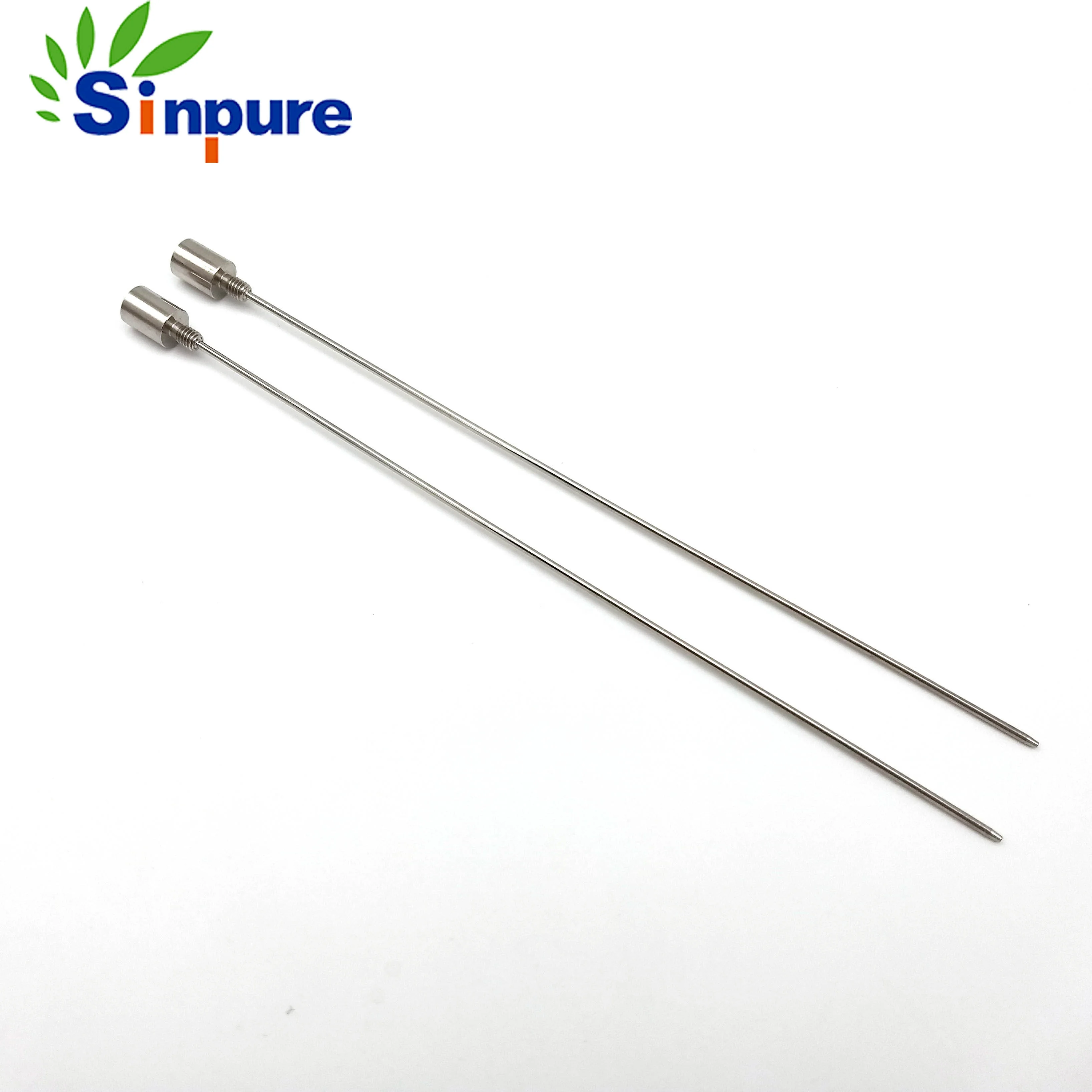 Customized Stainless steel 21G veterinary needle with luer lock for animal use