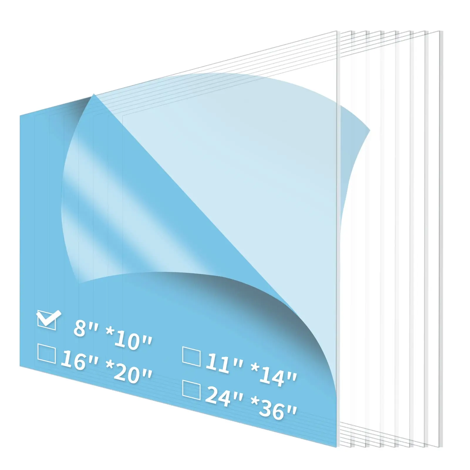 Cut to Size High Transparent Engraving Acrylic Display Sheets UV Printing Blank Acrylic Sheet for Display