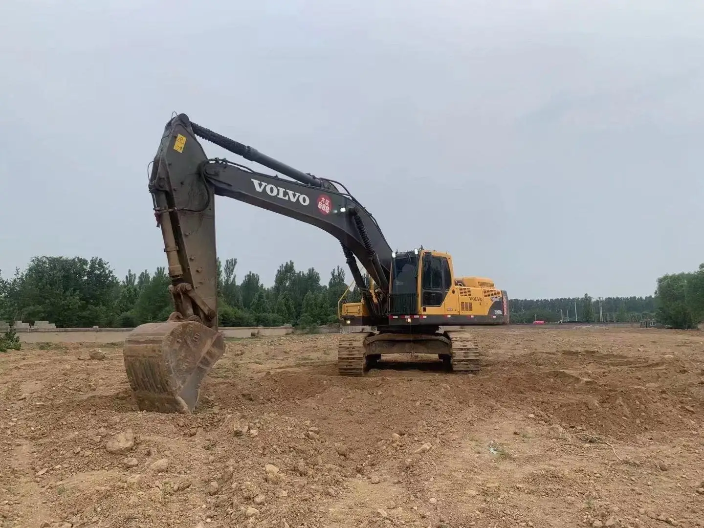 Экскаватор Volvo 460BLC Подержанный гидравлический гусеничный экскаватор продается по хорошей цене в Японии оригинальное оборудование