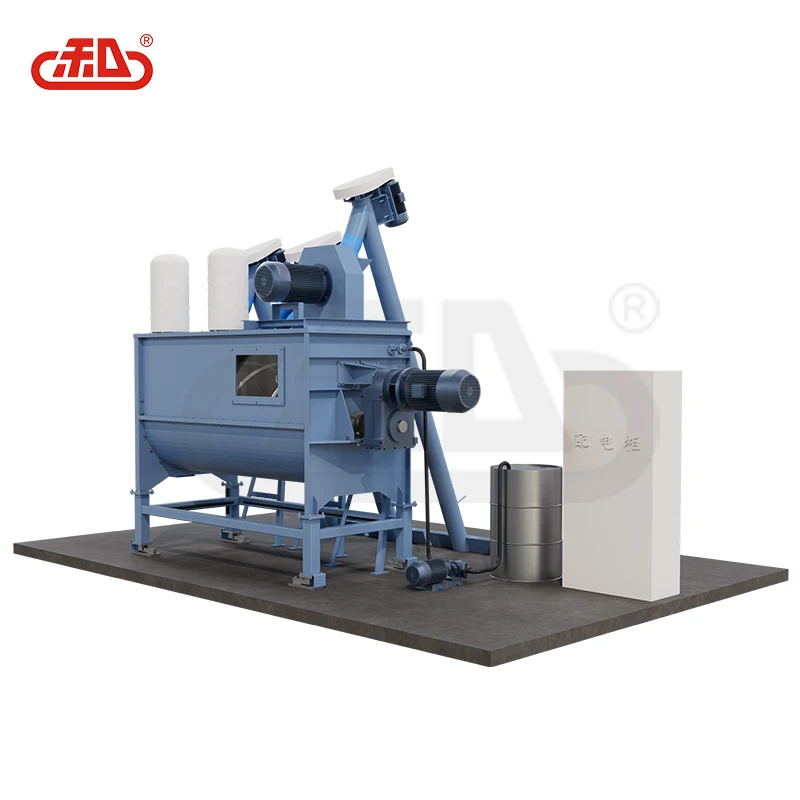 HXJX small medium animal farms 3 ton 5 ton powder feed making plant with automatic control