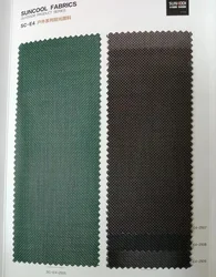 IN Stock 70% pvc 30% polyester PVC coated sunscreen solar screen blinds shades fabric for blinds 25%Opening rate