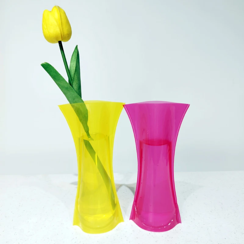 New product modern home decor luxury folding plastic decorative vases decor