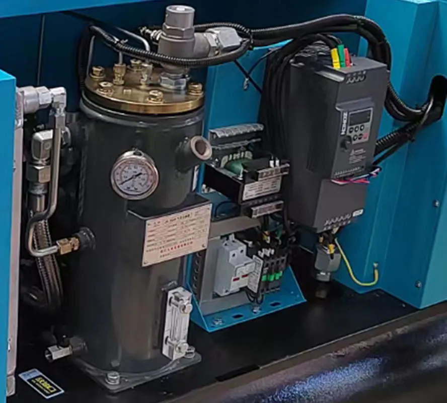 220 В все-в-одном 4 кВт 7,5 кВт 116PSI 145psi портативный винтовой воздушный компрессор с сушильным фильтром