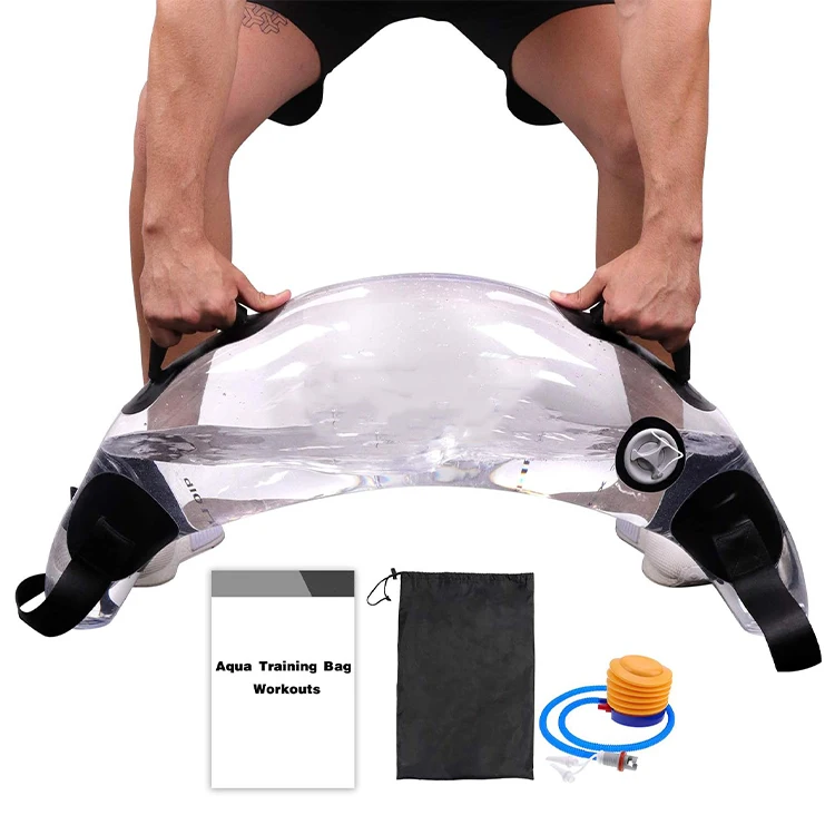 Workout Core Training Aqua Bag Moon Ball Shape Cylinder Water Sandbag Alternative Adjustable Bulgaria Aqua Bag
