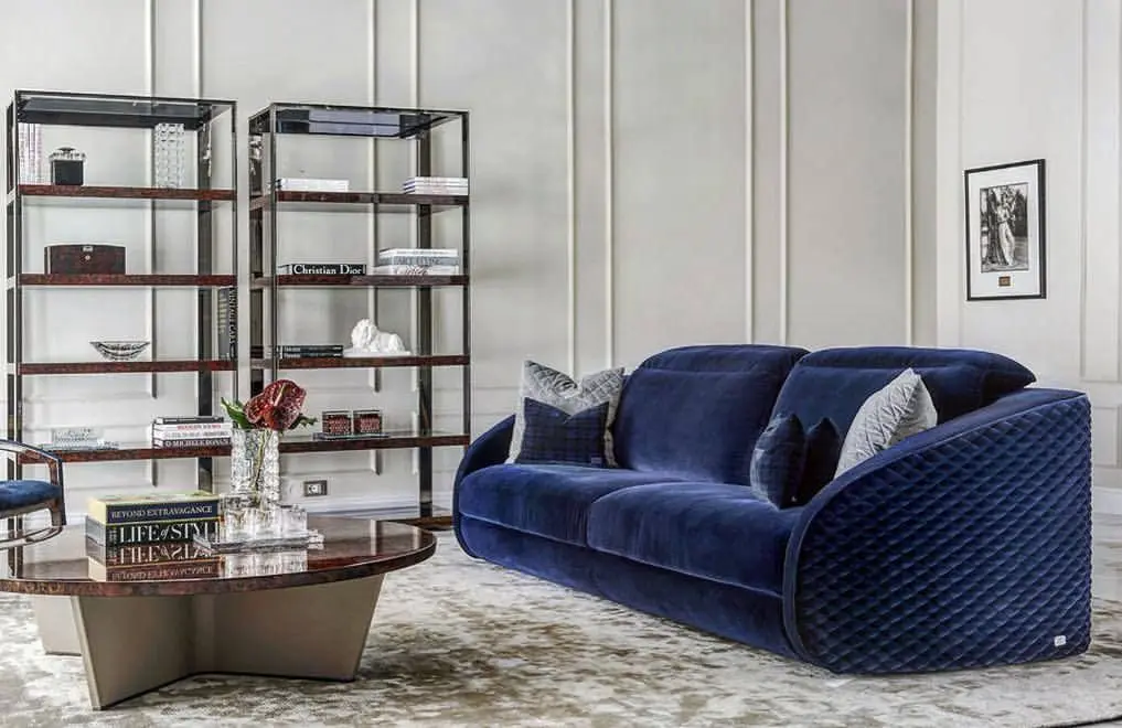 Light Luxury Genuine Leather Postmodern Italian Style Living Room Package Sofa Furniture New Design Furniture Sofa