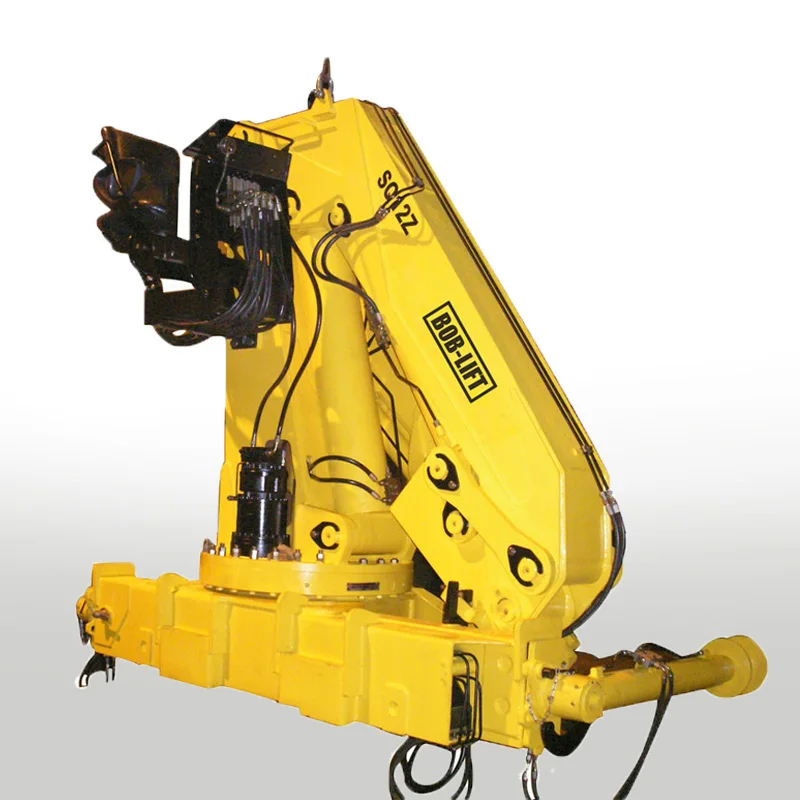 12 Ton Hydraulic Crane Remote Control Truck Mounted crane Knuckle Boom Portable Lift Crane for Sale SQ12ZA3