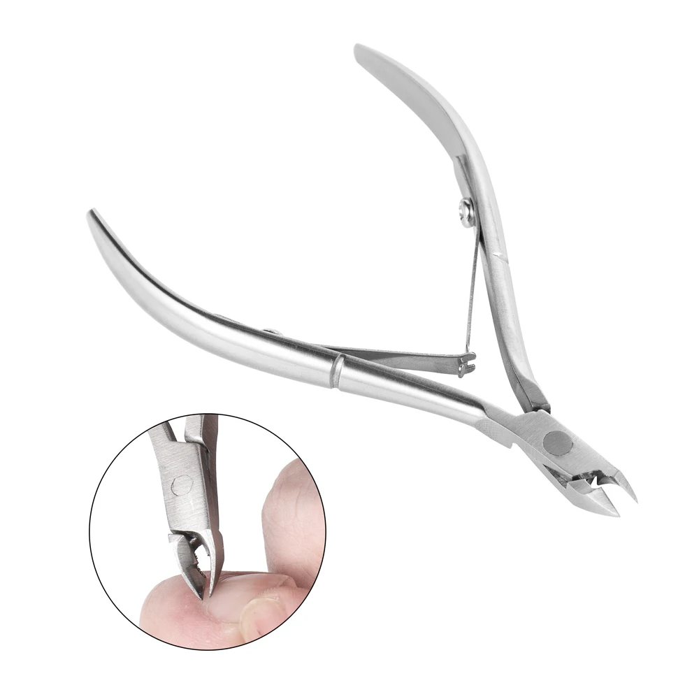 Stainless Steel Professional Disposable Podiatry Ingrown dead skin scissors custom  Cuticle  Nail Nipper