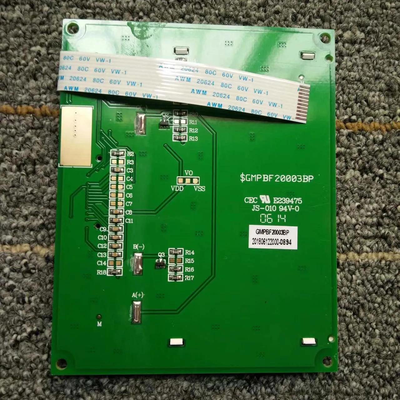 1007044 display circuit board for optistar CG08