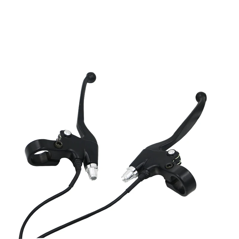 A Pair of Waterproof Brake Lever for Electric Bike with Power Cut Off Function Left Right V/Disc Brake Connector Ebike Parts